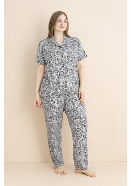 50501-99 Kadın Büyük Beden Pijama Takımı