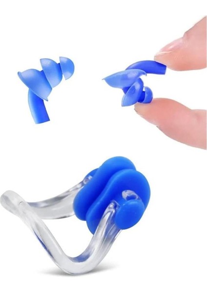 2 Paket Havuz Kulak Burun Tıkayıcı Tıkama Aparatı Tıkama Seti