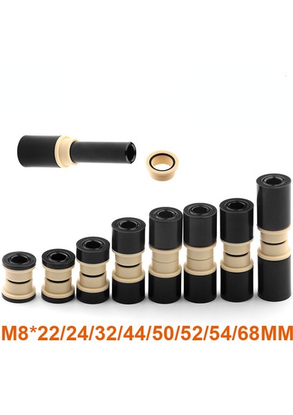 44MM Tarzı Mtb Bisiklet Arka Süspansiyon Şok Emici Arka Amortisör Burcu Du Burcu Id Od (Yurt Dışından) fiyatları