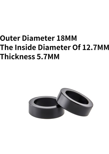 12,7-5,7 mm Stili Muqzı Arka Şok Bush Gasket Du Bushing Onarım Parçaları Mtb Bisiklet Arka Süspansiyon Spacer Şok Emici Yıkayıcı (Yurt Dışından)
