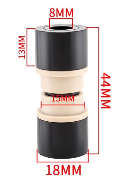 44MM Tarzı Fox Rockshox Mtb Arka Şok Du Burç Kiti Dh Bisiklet mm Arka Şok Emiciler Burçlar Bisiklet Aksesuarları (Yurt Dışından)