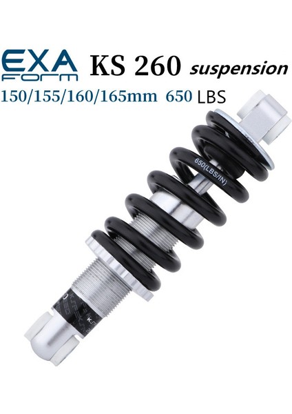 KS260 155MM Stili 650LBS Süspansiyon Arka Bladder Yumuşak Kuyruk Dağ Bisikleti Şok Emici Yayı (Yurt Dışından) modelleri