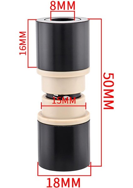 50MM Tarzı Bisiklet Arka Şokları Alaşımlı Dağ Bisikleti Arka Şok Emici Burç Bisiklet Aksesuarları (Yurt Dışından)