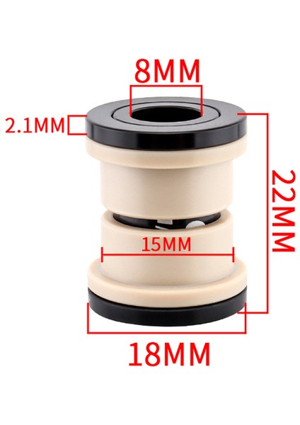 22MM Tarzı Mtb Dh Bisiklet Arka Şok Du Burcu Kiti Fox Rockshox Için mm Dağ Bisikleti Burcu Kiti (Yurt Dışından)