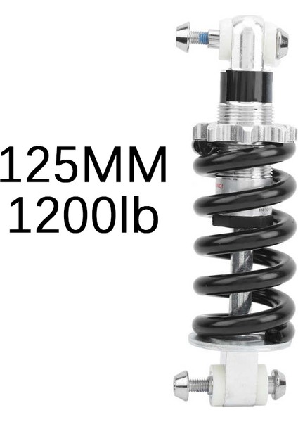 125MM-1200LB Stili mm Lb Bisiklet Yaylı Şok Emicisi Süspansiyon Amortisör Bisiklet Dağ Bisikleti Dh Arka Şok Bisiklet Parçaları (Yurt Dışından)