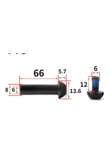 No.23 Stili Kalosse Bisiklet Arka Şok Vidaları Tam Süspansiyon Dağ Bisikleti Civatalar Karbon Çelik Güçlü Vidalar (Yurt Dışından)