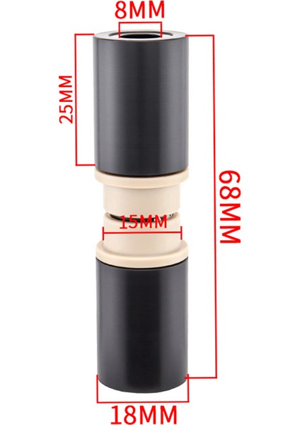 68MM Tarzı Fox Rockshox Mtb Arka Şok Du Burç Kiti Dh Bisiklet mm Arka Şok Emiciler Burçlar Bisiklet Aksesuarları (Yurt Dışından) indirimleri