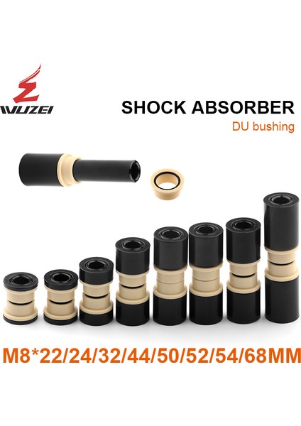 8X44 Tarzı Mtb Arka Şok Du Burç Halkası 8mm Alüminyum Alaşım Du Halka Fox Rockshox Dağ Bisikleti Şok Parçaları Için (Yurt Dışından)