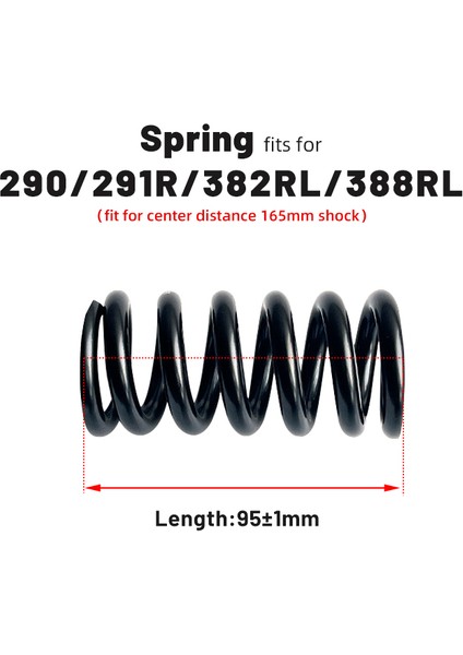 95MM-250LBS Stili Dağ Bisikleti Için Ayarlanabilir Süspansiyonlu kg Exa Form Hidrolik Yaylı Arka Şok Emici (Yurt Dışından)
