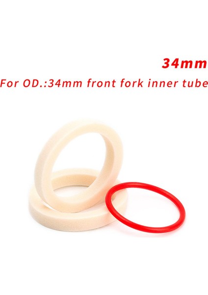 34MM Tarzı 2 Adet Bisiklet Ön Çatal Sünger Halka Yağ Köpük Emme Mühür Bileşen mm Bisiklet Çatalı Bisiklet Aksesuarları (Yurt Dışından)