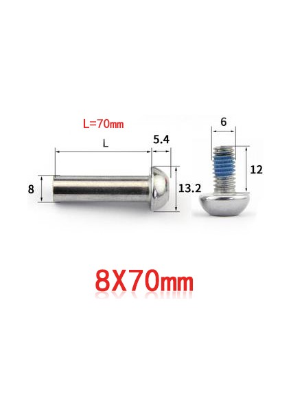 No.20 Tarzı Kalosse Dağ Bisikleti Arka Şok Vida Seti Tam Süspansiyon Dağ Bisikleti Civatalar M8 Karbon Çelik Güçlü Vidalı - (Yurt Dışından)