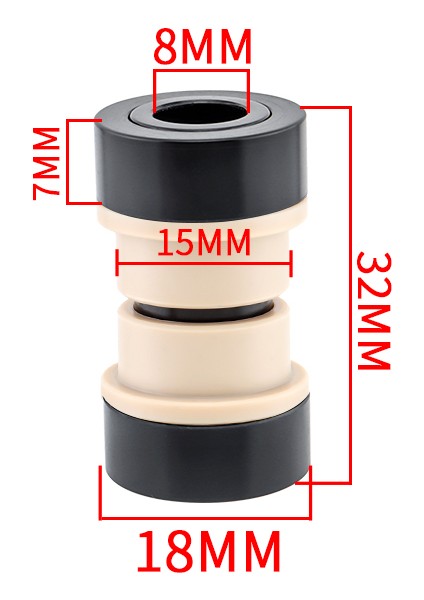 32MM Tarzı Muqzı Mtb Arka Şok Burcu Bisiklet Arka Süspansiyon Şok Emici Du Burcu Id Od (Yurt Dışından)