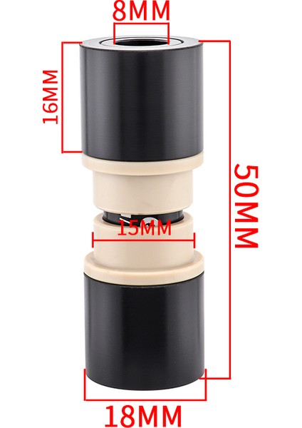 50MM Tarzı Muqzı Mtb Arka Şok Burcu Bisiklet Arka Süspansiyon Şok Emici Du Burcu Id Od (Yurt Dışından)