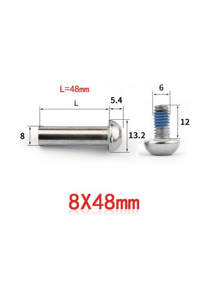 No.10 Stili Kalosse Dağ Bisikleti Arka Şok Vida Seti Tam Süspansiyon Dağ Bisikleti Civatalar M8 Karbon Çelik Güçlü Vidalı - (Yurt Dışından)