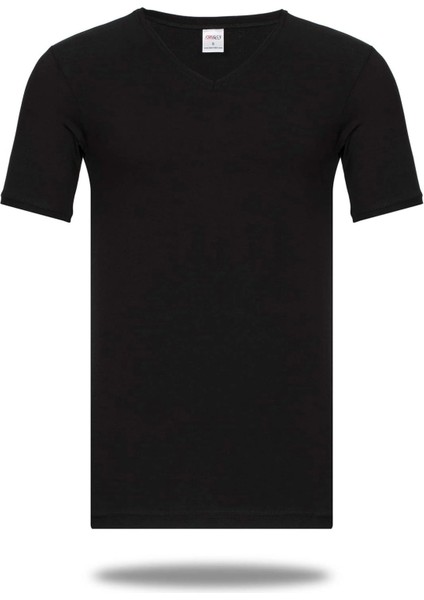 Star 206 Modal Yarım Kol V-Yaka T-Shirt Atlet
