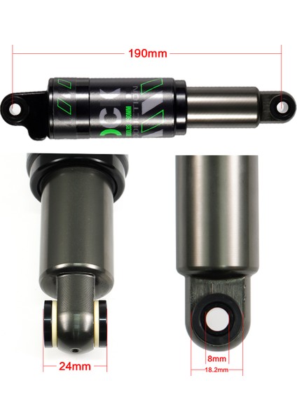 190MM-750 Lbs Stili Chooee Bisiklet Arka Şok Emici Süspansiyon Bisiklet Hidrolik Şok Emicileri (Yurt Dışından) indirimleri