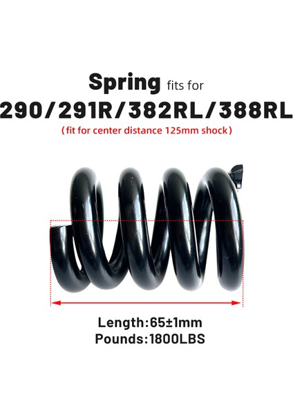 65MM-1000LBS Tarzı Dnm Dv-22 DV-22AR Scooter Bisiklet Arka Şok Emici Özel Yay 65MM (Yurt Dışından) indirimleri