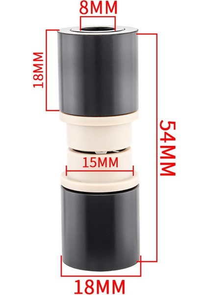 54MM Tarzı Bisiklet Arka Amortisör mm Alüminyum Alaşım Dağ Bisikleti Amortisör Burcu Bisiklet Aksesuarları (Yurt Dışından)