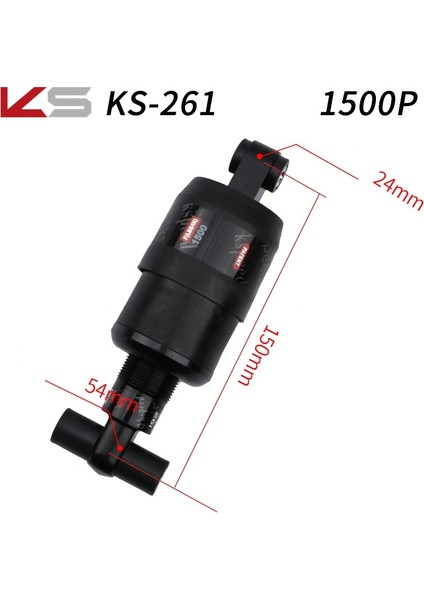 KS-261 160MM Stili Ks Şok Emici Mtb Bisiklet Yüksek Pound Yay Arka Amortisör Katlanır Bisiklet Elektrikli Scooter Sönümleyici P (Yurt Dışından) indirimleri