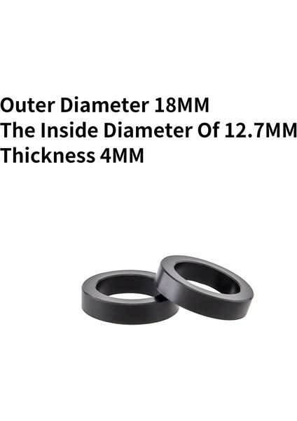 12,7-4 mm Stili Muqzı Arka Şok Bush Gasket Du Bushing Onarım Parçaları Mtb Bisiklet Arka Süspansiyon Spacer Şok Emici Yıkayıcı (Yurt Dışından)