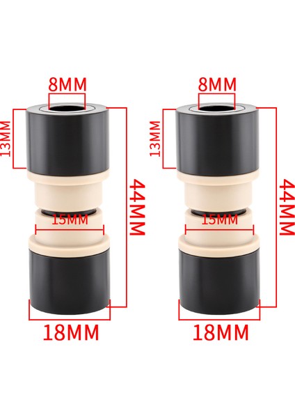 44MM-2 Tarzı Muqzı Mtb Arka Şok Burcu Bisiklet Arka Süspansiyon Şok Emici Du Burcu Id Od (Yurt Dışından)