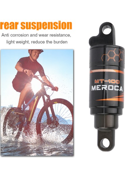 125MMX850LBS Stili Dağ Bisikleti Havalı Arka Şok mm Mtb Hava Yayı Amortisör Elektrikli Scooter Aksesuarları Için Bisiklet Aksesuarları (Yurt Dışından) fırsatları