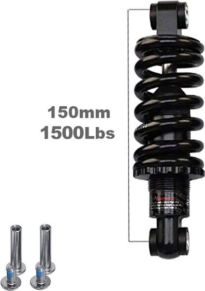 150MM 1500LBS Tarzı Attlvtu Dağ Bisikleti Elektrikli Bisiklet Tekerlekli Sandalye Mtb Bisiklet Arka Şok Emici Bobinli Yay Süspansiyonu (Yurt Dışından)