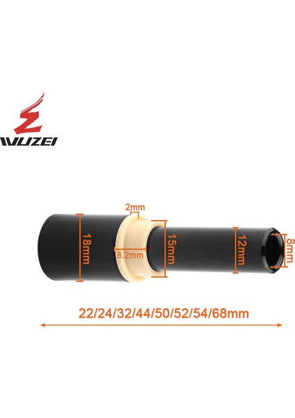 8X54MM Tarzı Mtb Arka Şok Emici Yatağı 8xmm Alüminyum Alaşım Bisiklet Du Yüzük Fox Rockshox Için (Yurt Dışından)