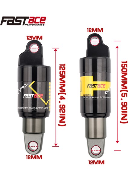 165X650LBS Stili Dağ Bisikleti Arka Şok Emici mm Elektrikli Scooter Şok Emici Hidrolik Yay Şok Emici (Yurt Dışından) modelleri