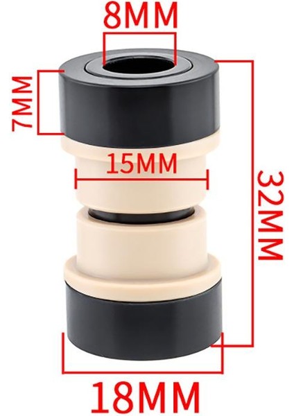 32MM Tarzı Bisiklet Arka Amortisör mm Alüminyum Alaşım Dağ Bisikleti Amortisör Burcu Bisiklet Aksesuarları (Yurt Dışından)