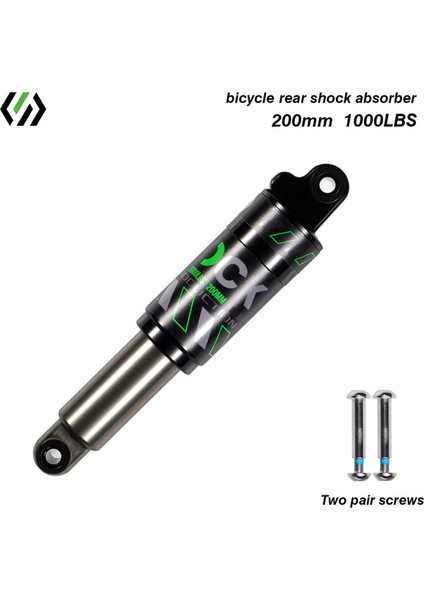 L Tarzı Bisiklet Hidrolik Şok Emicileri mm Arka Şok 2x Civata Alüminyum Alaşımlı Bisiklet Aksesuarları Parçaları (Yurt Dışından)