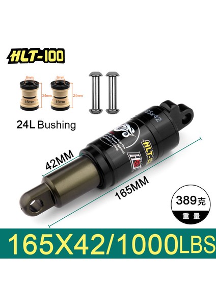 165X1000LBS Stili HLT-100 Mtb Elektrikli Kar Bisikleti Arka Amortisör mm Dağ Bisikleti Yağ Yay Şok Lbs Bisiklet Parçaları (Yurt Dışından)