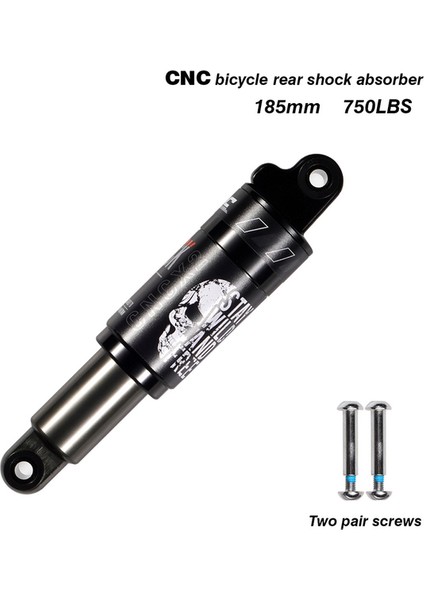 185MM-750 Tarzı Bisiklet Hidrolik Şok Emiciler mm Arka Amortisör 2x Civata Alüminyum Alaşımlı Bisiklet Aksesuarları Parçaları (Yurt Dışından)