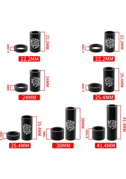41,4-8 mm Stili Muqzı Arka Şok Muhafaza Menteşesi Id Od Tb Bisiklet Şok Emici Aksesuarları (Yurt Dışından)