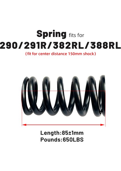 85MM-1800LBS Stili Exa R Özel Yay 30.4×85MM ve Dnm Dv-22 DV-22AR Scooter Bisiklet Arka Amortisör - E-Ticaret Ürün Başlığı (Yurt Dışından) indirimleri