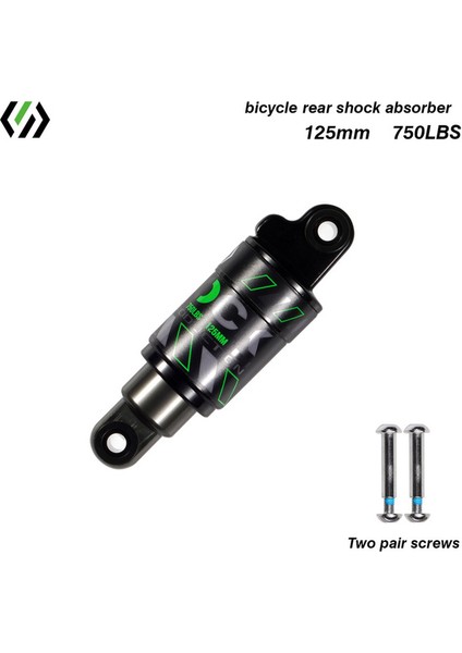 B Tarzı Şok Emici Bisiklet Arka Amortisör mm Bisiklet Yağ Yayı Safra Bisiklet Siyah Bisiklet Dayanıklı (Yurt Dışından)