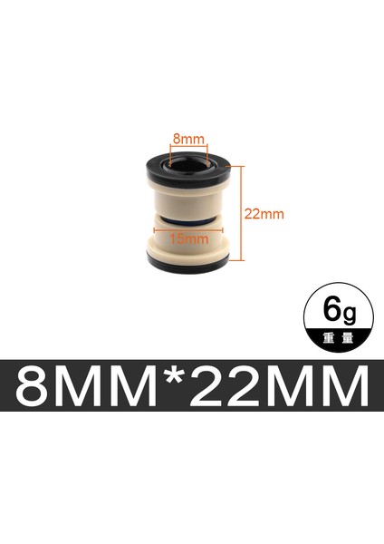 22MM Tarzı Mtb Bisiklet Arka Süspansiyon Şok Emici Arka Amortisör Burcu Du Burcu Id Od (Yurt Dışından)