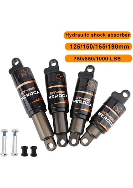 165MMX750LBS Stili Dağ Bisikleti Aksesuarları Için Lbs Yağ Yay Şoklu Bisiklet Arka Amortisör - Mtb Için Bisiklet Arka Amortisörü (Yurt Dışından) fırsatları