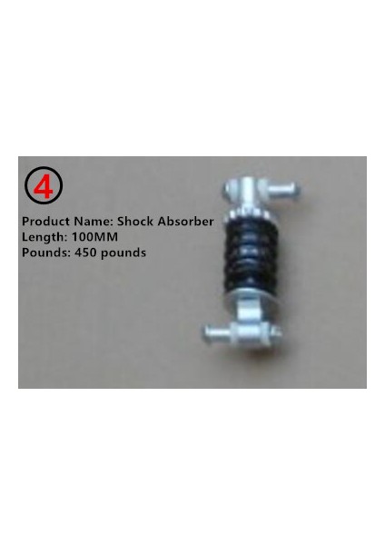 No.4 Stili Elektrikli Bisiklet Arka Şok Emici Süspansiyon Modelleri Küçük Amortisör Bisiklet Şok Emici Aksesuarlar Cr-2 (Yurt Dışından)