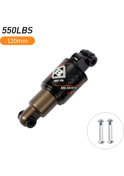 120 mm Tip 1 Stili Bisiklet Yağ Yaylı Amortisör Dağ Bisikleti Arka Amortisör Alüminyum Alaşımlı Mtb Arka Amortisör Süspansiyon Vida Kiti ile (Yurt Dışından)