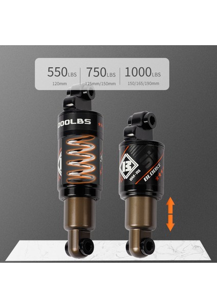 120 mm Tip 1 Stili Bisiklet Yağ Yaylı Amortisör Dağ Bisikleti Arka Amortisör Alüminyum Alaşımlı Mtb Arka Amortisör Süspansiyon Vida Kiti ile (Yurt Dışından) fiyatları