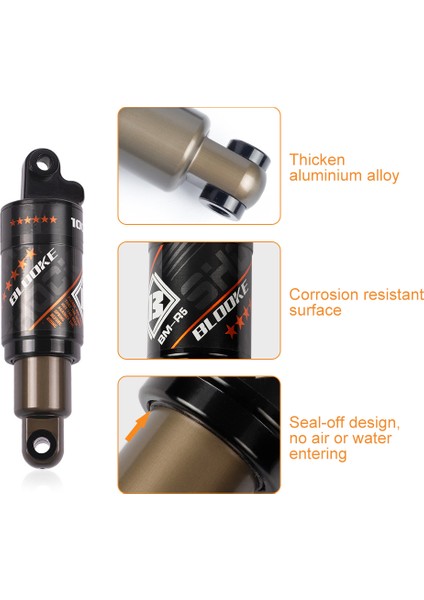 120 mm Tip 1 Stili Bisiklet Yağ Yaylı Amortisör Dağ Bisikleti Arka Amortisör Alüminyum Alaşımlı Mtb Arka Amortisör Süspansiyon Vida Kiti ile (Yurt Dışından) fırsatları