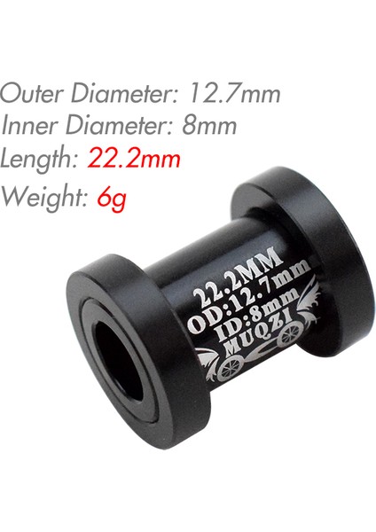 12,7X8X22,2 mm Stili 15 Model Dağ Bisikleti Arka Şok Adaptör Eğilim Noktası Burç Al Tam Süspansiyonlu Mtb Bisiklet Arka Emiciler Burçlama (Yurt Dışından)