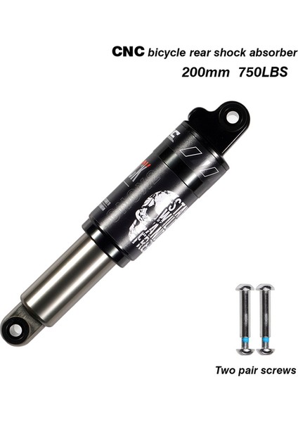200MM-750 Tarzı Bisiklet Hidrolik Şok Emiciler mm Arka Amortisör 2x Civata Alüminyum Alaşımlı Bisiklet Aksesuarları Parçaları (Yurt Dışından)