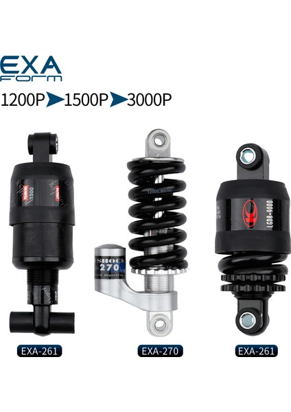 KS261 160MM Tarzı Ks Şok Emici Dağ Bisikleti Arka Kesesi Katlanır Bisiklet Elektrikli Yaylı Şok Emici Scooter kg (Yurt Dışından) fiyatları