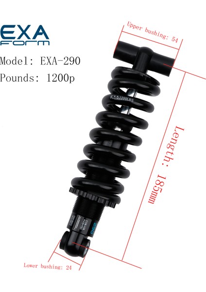KS261 160MM Tarzı Ks Şok Emici Dağ Bisikleti Arka Kesesi Katlanır Bisiklet Elektrikli Yaylı Şok Emici Scooter kg (Yurt Dışından) fırsatları