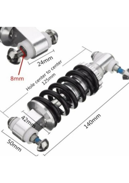 150MM Tarzı Dağ Bisikleti Metal Dayanıklılık Şok Emici Arka Süspansiyon Tampon Yayı Mtb Bisiklet Aksesuarları Için (Yurt Dışından) fırsatları