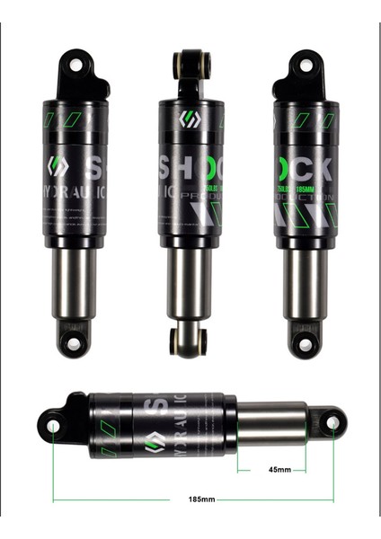 D Tarzı Şok Emici Bisiklet Arka Amortisör mm Bisiklet Yağ Yayı Safra Bisiklet Siyah Bisiklet Dayanıklı (Yurt Dışından) indirimleri