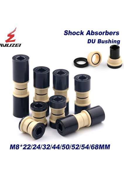 8X44MM Tarzı Mtb Arka Şok Emici Yatağı 8xmm Alüminyum Alaşım Bisiklet Du Yüzük Fox Rockshox Için (Yurt Dışından) fiyatları