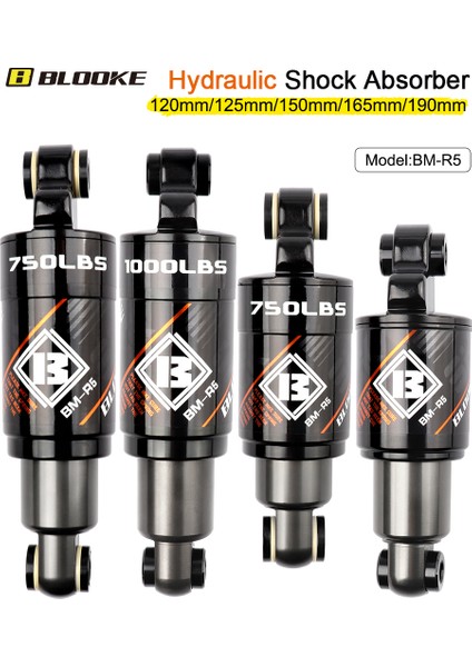 150 mm 750 Lbs Stili Mtb Bisiklet Dağ Bisikleti M365 Kugoo Scooter Için Hidrolik Yaylı Şok Emiciler Süspansiyon (Yurt Dışından) fiyatları